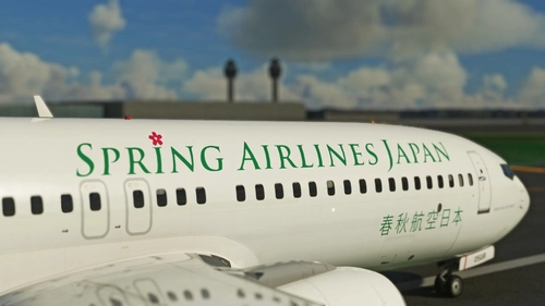 PMDG 737-800 Spring Japan 春秋航空日本 JA05GR 8K