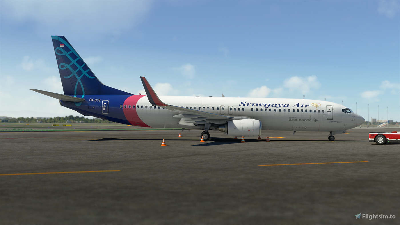 PMDG 737-800 Sriwijaya Air (PK-CLS) pour Microsoft Flight Simulator | MSFS