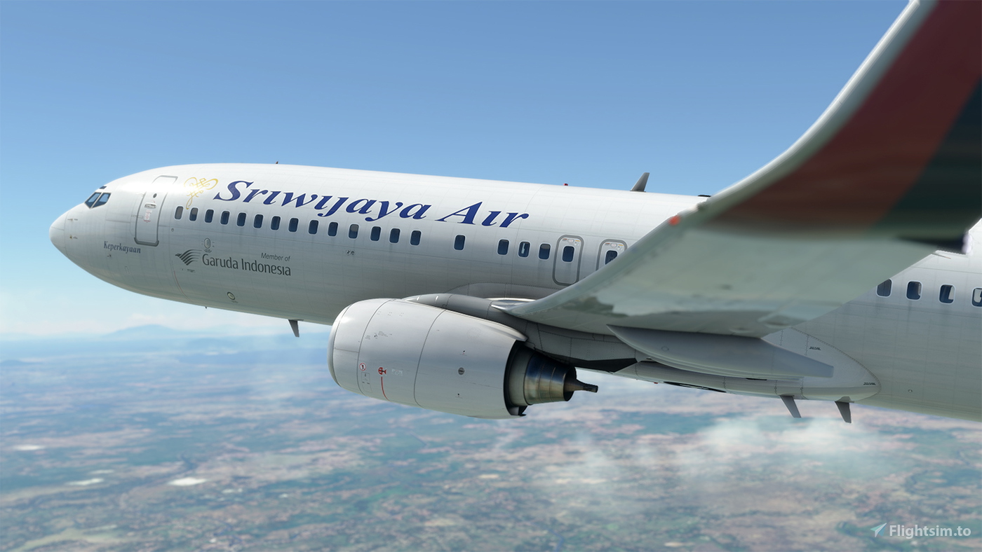 PMDG 737-800 Sriwijaya Air (PK-CLS) pour Microsoft Flight Simulator | MSFS