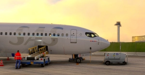 PMDG 737-800 BW & SSW | V2 SAS LN-RRG New scheme  | w/Cabin | 4K thumbnail 2