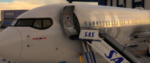 PMDG 737-800 BW & SSW | V2 SAS LN-RRG New scheme  | w/Cabin | 4K thumbnail 4