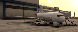PMDG 737-800 BW & SSW | V2 SAS LN-RRG New scheme  | w/Cabin | 4K thumbnail 7