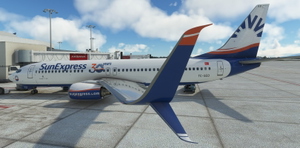 [PMDG 737-800] SunExpress 30Years Special Livery (BW & SSW) thumbnail 3