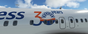 [PMDG 737-800] SunExpress 30Years Special Livery (BW & SSW) thumbnail 4
