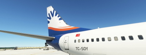 [PMDG 737-800] SunExpress TC-SOY Livery thumbnail 3