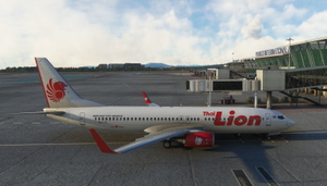 PMDG B737-800 | Thai Lion Air | HS-LTI thumbnail 4