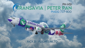 ✈️💺 PMDG 737-800 | Transavia | Peter Pan | PH-HSI | W/Interior [4K]&nbsp; thumbnail 1