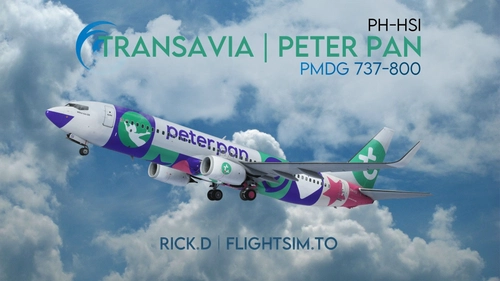 ✈️💺 PMDG 737-800 | Transavia | Peter Pan | PH-HSI | W/Interior [4K]&nbsp;