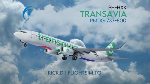 ✈️💺 PMDG 737-800 | Transavia | PH-HXK | W/Interior [4K]&nbsp;