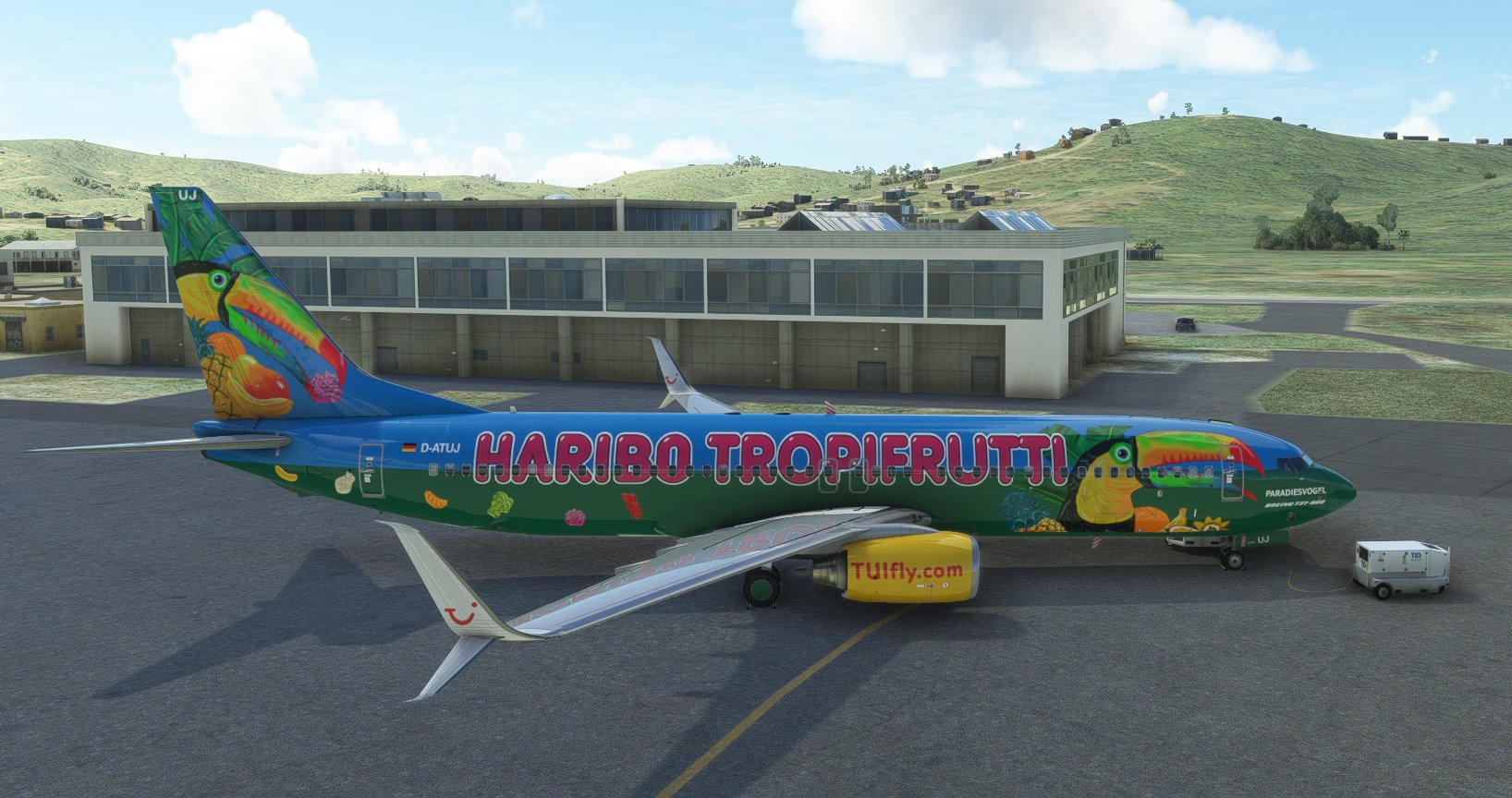 PMDG 737-800 TUI Haribo Tropifrutti - Aircraft Liveries for MSFS
