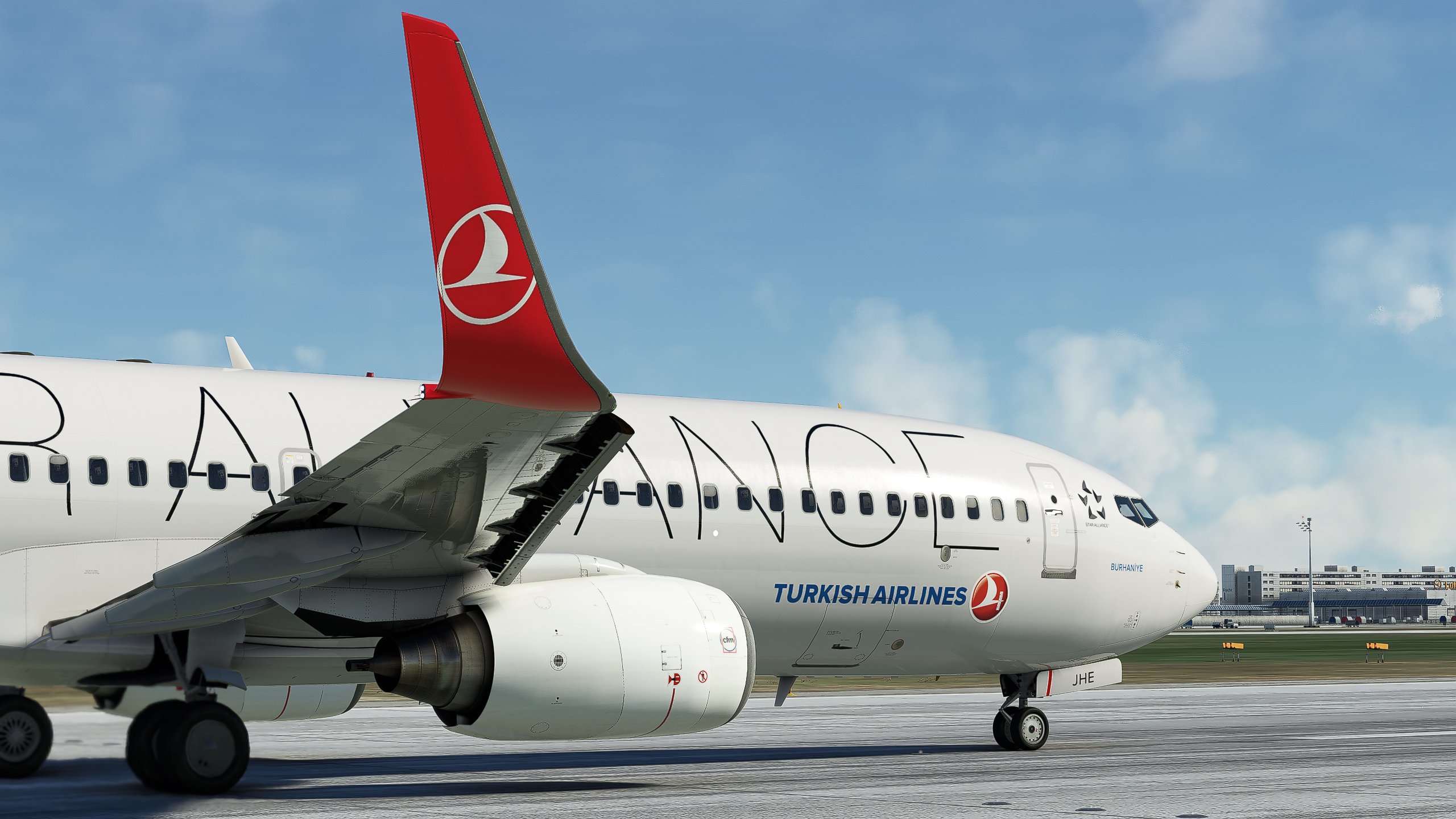 PMDG 737-800 Turkish Airlines TC-JHE - Star Alliance  - Image 1