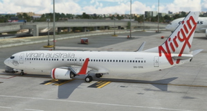 PMDG 737-800 Virgin Australia - VH-YFR "100th 737" thumbnail 3
