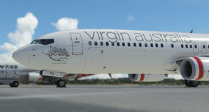 PMDG 737-800 Virgin Australia - VH-YFR "100th 737" thumbnail 2