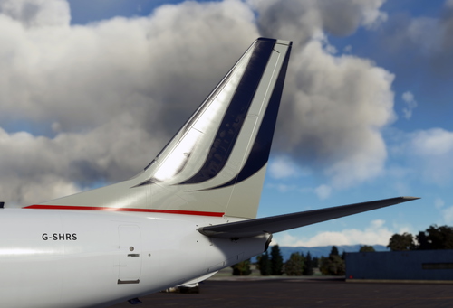 PMDG 737-800BCF BAe Systems (G-SHRS - 2022 - Operated by West Atlantic)