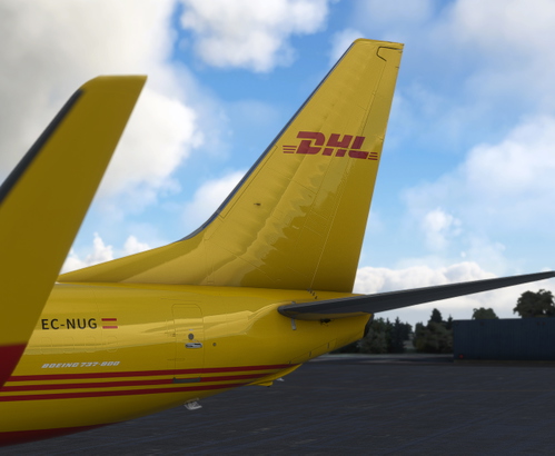 PMDG 737-800BDSF DHL EC-NUG Operated by SwiftAir