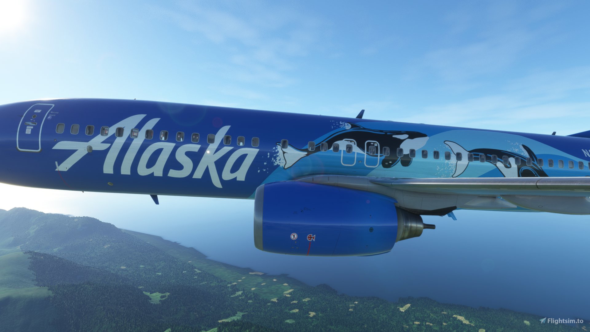 アラスカ航空　Alaska Airlines 737-800 アラスカ航空、25年ぶりにブランド・リニューアル 新塗装機を