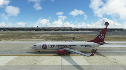 PMDG 737-800SSW /w cabin Corendon Airlines (9H-CXA) 1 FC NÜRNBERG