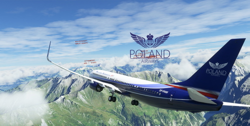 PMDG 737-900 & double winglet Poland AirWays livery