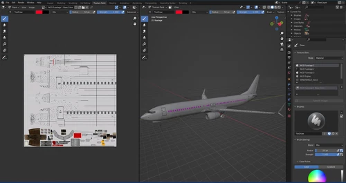 PMDG 737-900 Blender Paintkit