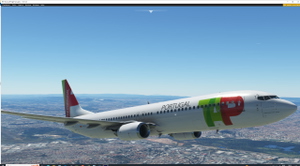 [PMDG 737-900] TAP PORTUGAL (CS-TUD) - FICTIONAL VERSION thumbnail 2