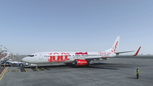 PMDG 737-900ER BW Lion Air PK-LOF 100TH Special Livery