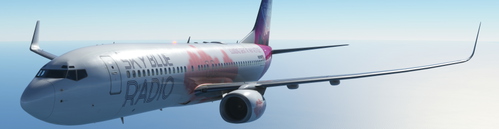 PMDG 737-900ER in Sky Blue Radio Livery!