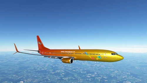 PMDG 737-900ER SSW Infinity International VA Orange Chrom