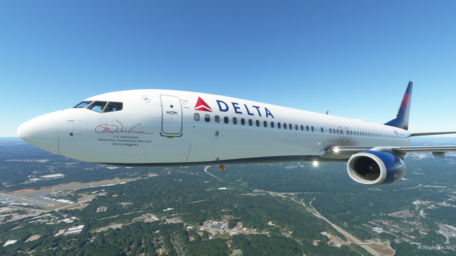 PMDG 737-900ER w/ cabin Delta Air Lines - C. E. Woolman (N827DN 