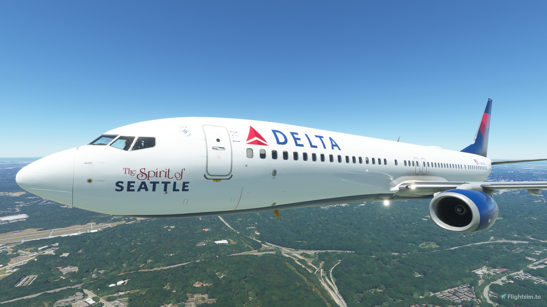 PMDG 737-900ER w/ cabin Delta Air Lines - Spirit of Seattle 