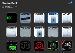 PMDG 737 + fms Stream Deck 15key Profile thumbnail 8