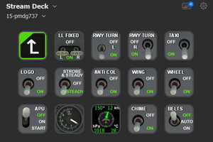PMDG 737 + fms Stream Deck 15key Profile thumbnail 12