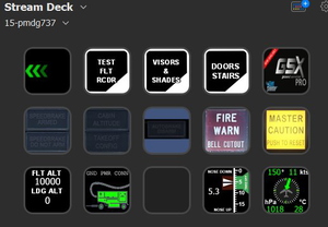 PMDG 737 + fms Stream Deck 15key Profile thumbnail 7