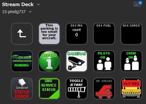 PMDG 737 + fms Stream Deck 15key Profile thumbnail 4