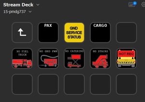 PMDG 737 + fms Stream Deck 15key Profile thumbnail 2