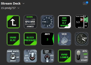PMDG 737 + fms Stream Deck 15key Profile thumbnail 9