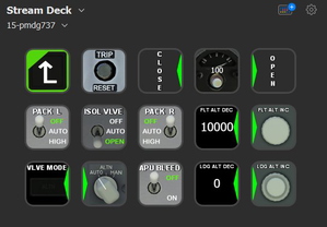 PMDG 737 + fms Stream Deck 15key Profile thumbnail 13