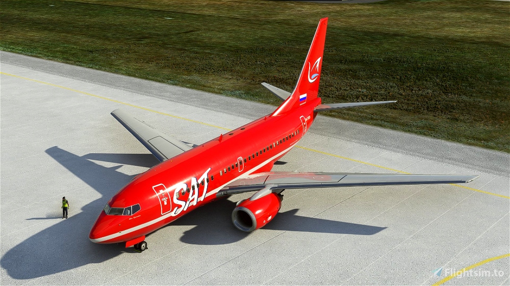 Pmdg 737 Boeing 737 600 Sat Airlines Bundle Livery V1 0 Para Microsoft Flight Simulator