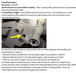 PMDG 737 / iFly 737MAX full flight + ILS approach guide checklist thumbnail 2