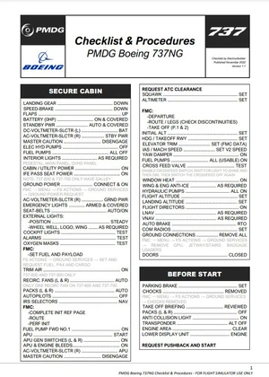 PMDG 737 NG Series Checklist (600/700/800/900) thumbnail 2