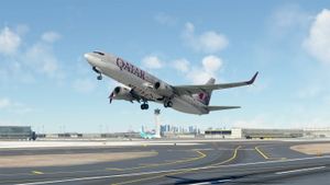 PMDG 738 SSW Qatar Airways (A7-QTR) thumbnail 1