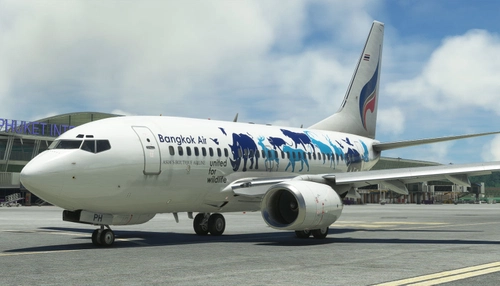 PMDG B737-600 | Bangkok Airways - United for Wildlife | HS-PPH