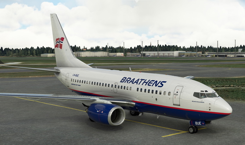 PMDG B737-600 Braathens LN-BUE Anno 2005