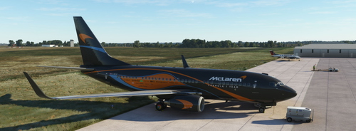 PMDG B737-700 BBJ1 - McLaren Formula 1 Team