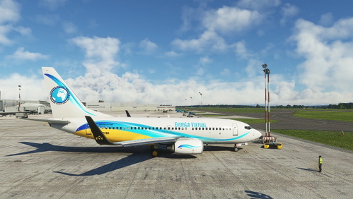 PMDG B737-700 EveryAir relaunch livery (Black winglets)