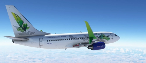 PMDG B737-BBJ Bio4A BioFuels Livery