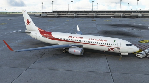 PMDG B738 AIR ALGERIE 7T-VKM w/ Cabin