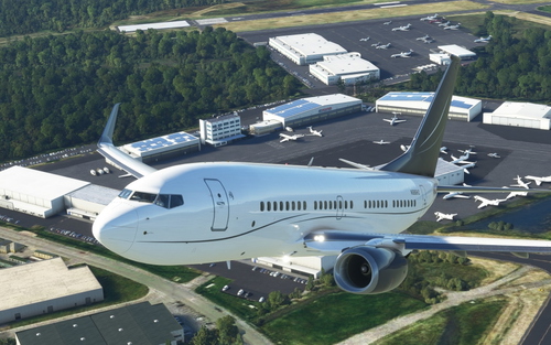PMDG BBJ | N886HZ