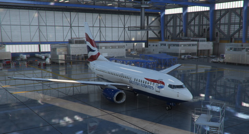 PMDG Boeing 737-600 British Airways (G-GFFB) Clean paintwork