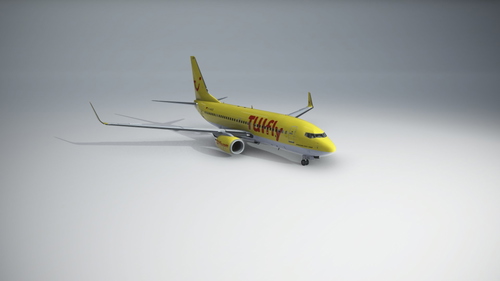PMDG Boeing 737-700 TUI TUIfly.com Yellow 2008 (D-AHXD)