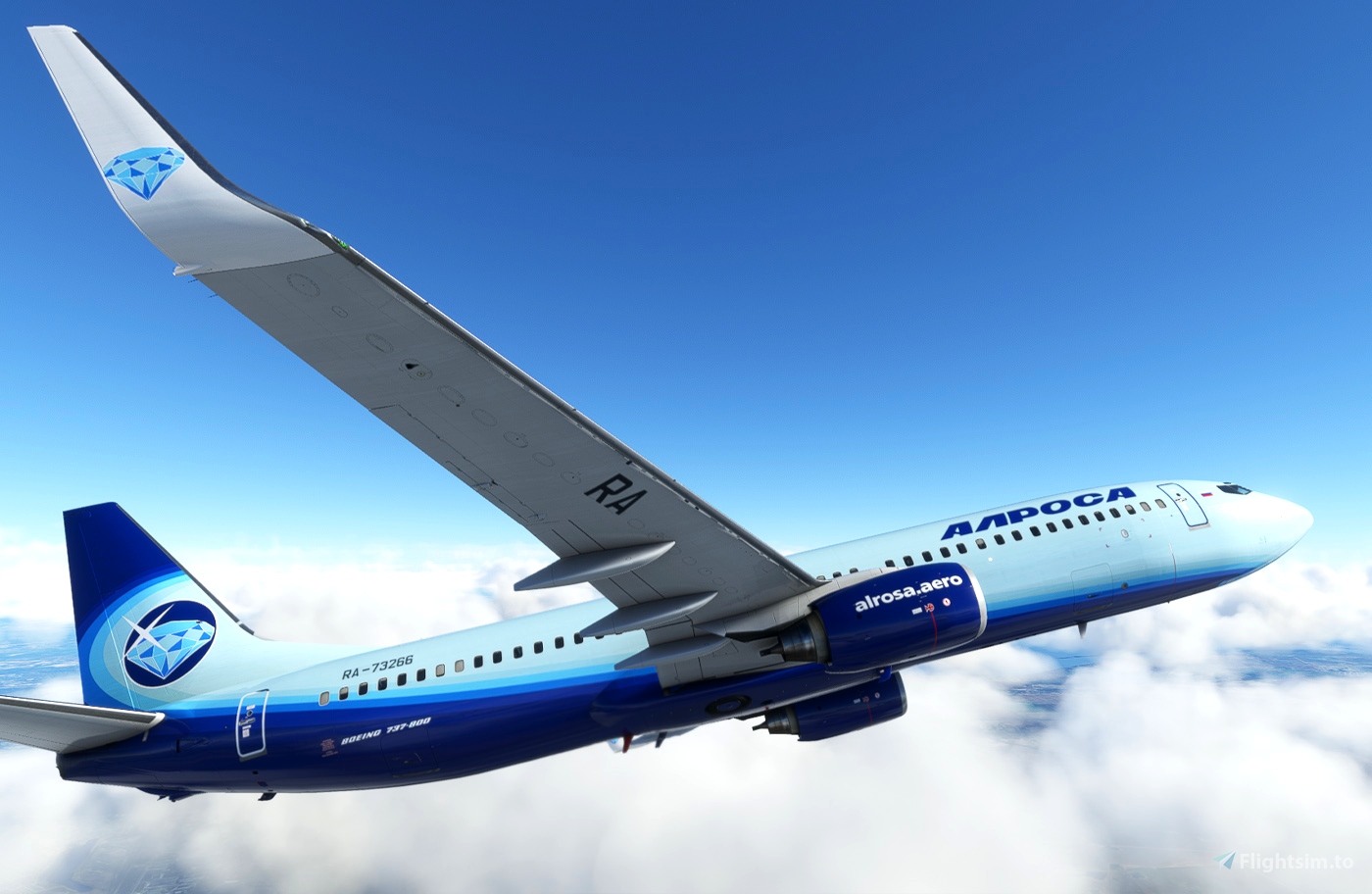 PMDG Boeing 737-800 Alrosa RA-73266 for Microsoft Flight Simulator | MSFS